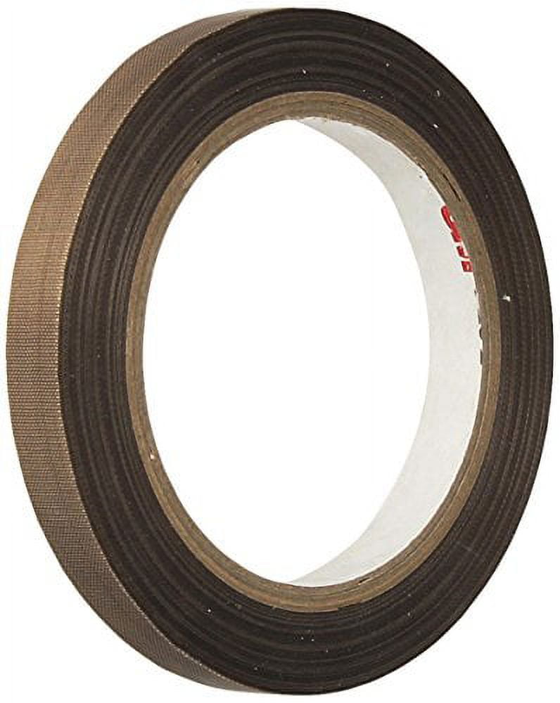 3m PTFE Glass Cloth Tape,1 in x 36 yd,3mil 1-36-5151