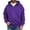 4# Purple, variant on Men's Quarter Zip Pullover Hoodies Half Zip Hoodie Men Long Sleeve Hoodie Fleece Casual 1/4-Zip Sweatshirt Navy L