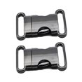 thumbnail image 1 of 2pcs Durable Zinic Alloy Buckle Schoolbag Down Buckle Safety Buckles (Type A, Color, Inner Diameter 25mm), 1 of 3