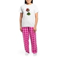 thumbnail image 4 of CafePress - El Dia De Los Muertos Skeleton Girl Pijamas - Women's Short Sleeve Print T-Shirt and Pants Light Cotton Pajama Set, 4 of 7