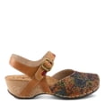 thumbnail image 5 of Spring Step L’Artiste Women's Koraline Mary Jane Flat Shoes – Hand Painted Floral Leather, Cushioned Microsuede Footbed, Adjustable Ankle Strap, 2″ Cork Wedge Heel, 5 of 8