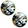thumbnail image 2 of Bassin and Brown Panda Bears Cufflinks - Black/White, 2 of 6