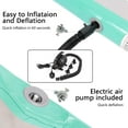 thumbnail image 6 of Inflatable Air Gymnastics Mat 10ft/13ft/16ft/20ft Tumbling Mat with Electric Pump 4.3ft Extra Wide 4 Inches Thich Tumble Track for Home Use/Training/Cheerleading/Yoga/Water, 6 of 6