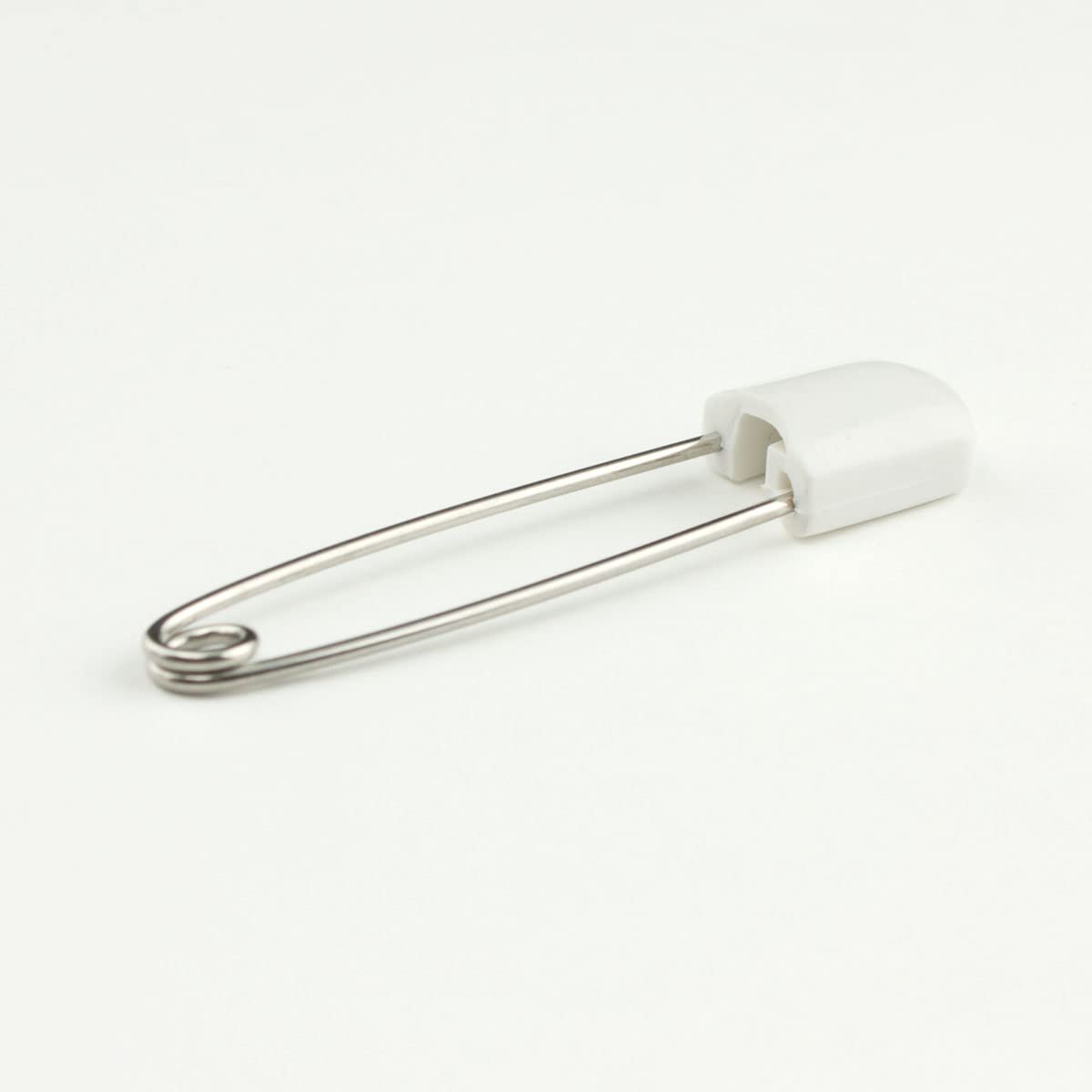 OsoCozy Diaper Pins - {White} - Sturdy, Stainless Steel Diaper