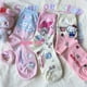 thumbnail image 4 of Sanrio-Calcetines transpirables de Hello Kitty para mujer, medias de algodón de tubo largo, para monopatín, informales, a la moda, ropa de juguete, 4 of 5