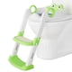 thumbnail image 1 of ChaoLink Asiento de entrenamiento para orinal con taburete escalera, asiento para niños con asas, asiento de inodoro antideslizante con patas ajustables, 1 of 7