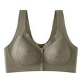 thumbnail image 1 of HongQid Women's Bra Seamless Stretch Wireless Front Closure Comfort Bra, 1 of 2