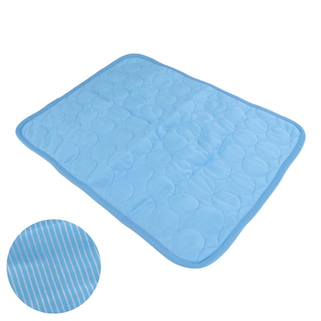 Pet Self Cooling Mat, Foldable Reusable Pet Cooling Cushion Ice Silk For Home For Travel