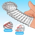 thumbnail image 4 of Condones para dedos, 9 Uds., partículas convexas, condón para coqueteo, condones para dedos, 4 of 8