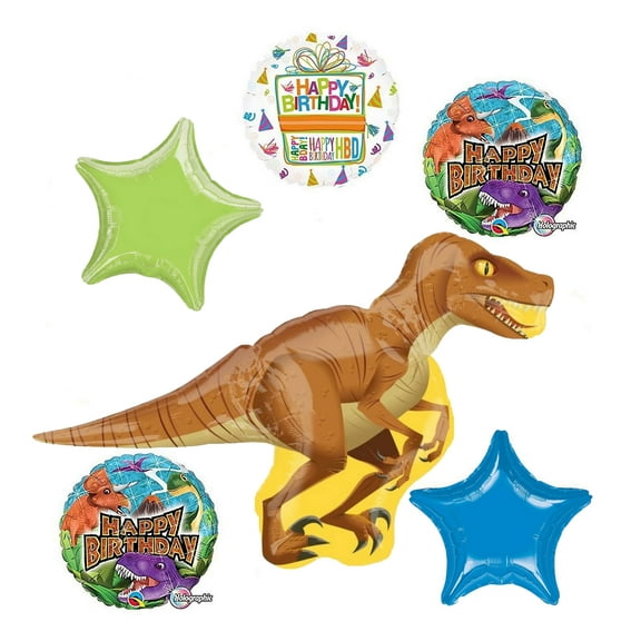 Dinosaur Birthday Party Supplies Raptor Balloon Bouquet Decorations