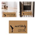 thumbnail image 2 of Velvet Mat for Doorway - Non Entry Rug with Welcome Theme Soft Polyester Carpet for Indoor Outdoor Use Floor Doormat for Front Door Living Room, 2 of 6