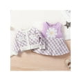 thumbnail image 3 of FAROOT Baby Floral Buttons Coat Sleeveless Round Neck High Waist A-Line Midi, 3 of 9