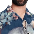 thumbnail image 5 of Tmall Men's Short Sleeve Button Down Hawaiian Shirts for Summer Beach Casual Printed Style, 5 of 6