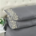 thumbnail image 5 of Home Soft Things Luxury Bed Sheet 4 Piece Set - Silver Grey - Full, 5 of 9