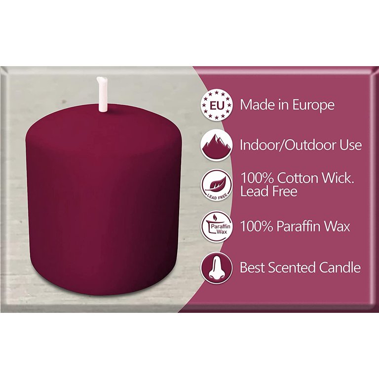 Hyoola Baked Apple Scented Votive Candles, 9-Pack photo 3