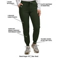 thumbnail image 3 of Green Town Scrubs for Women - Jogger Scrub Pant, Yoga Waistband, 4 Pockets, Stretch Fabric, Easy Care, 3 of 8