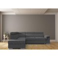 thumbnail image 2 of Conor Futon Sectional Sofa Bed with Pouf Ottoman, 2 of 4