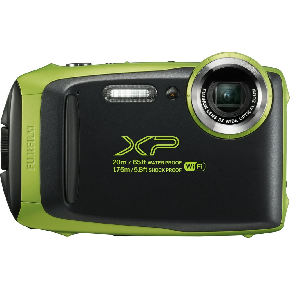 Fujifilm FinePix XP130 Waterproof Action Camera, Lime Green