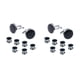thumbnail image 3 of Guardurnaity 8 unids/set de gemelos de forma redonda con forma de gota de aceite para hombre, conjunto de gemelos para hombre, gemelos para camisa de boda, Type1 NO1 Guardurnaity CBP054930, 3 of 5