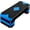 Blue, variant on 27" Adjustable Exercise Aerobic Step Platform with Stackable Risers – 3 Levels (4", 6", 8") – Workout Stepper for Home Gym, Fitness & Physical Therapy Training