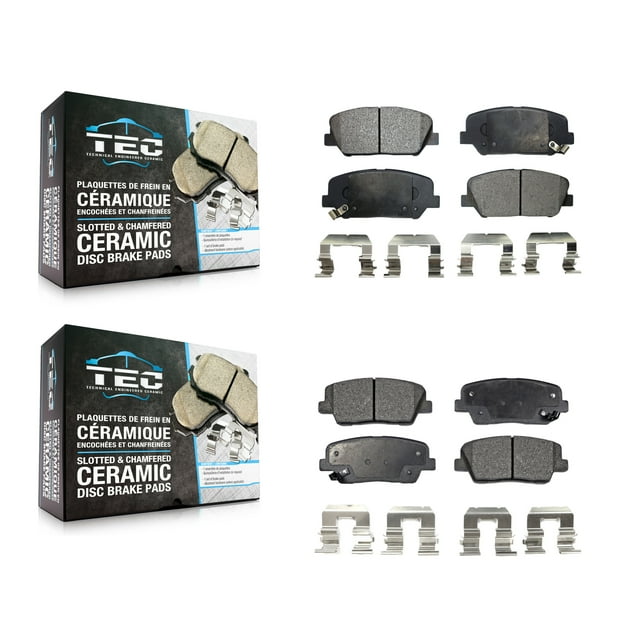 TEC Front Rear Ceramic Brake Pads Kit for Car Hyundai Genesis Coupe KTC-100193