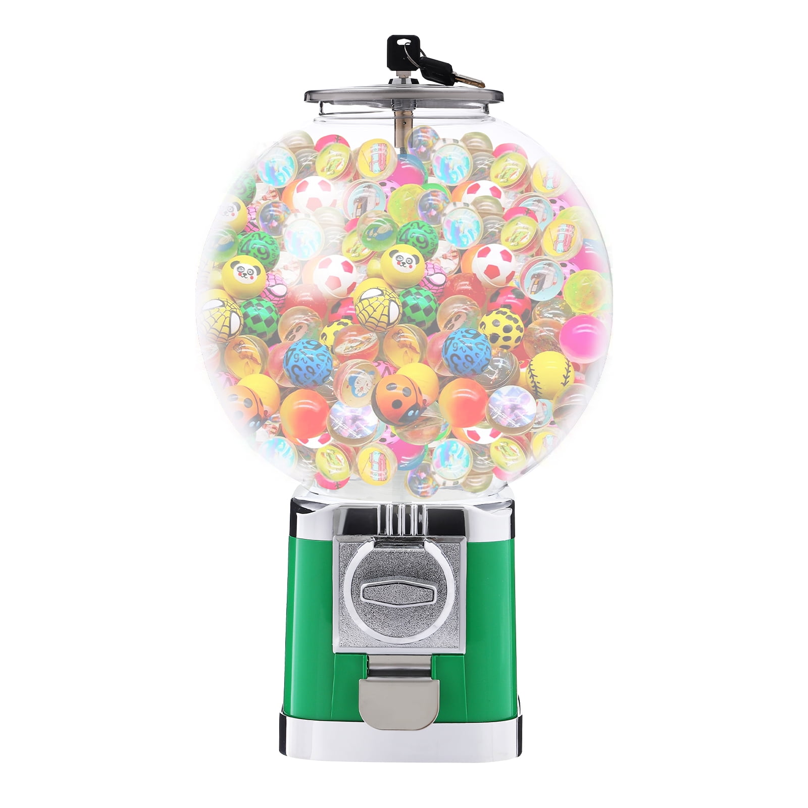 Bulk Vending Gumball Candy Machine Countertop Treat Dispenser Large Capacity for Retail Stores, Game Halls