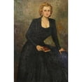 thumbnail image 2 of Hugo Boettinger 13x18 Gold Ornate Wood Frame and Double Matted Museum Art Print Titled - Portrait of a Lady, 2 of 4