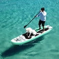 thumbnail image 5 of awesafe Inflatable Stand Up Paddle Board with Premium SUP/ISUP Accessories Including Backpack, Bottom Fin for Paddling, Paddle, Non-Slip Deck, Hand Pump, Leash, 5 of 7