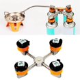 thumbnail image 2 of Outdoor Camping Stove Adapter 1 to 4 Outputs Gas Tank Tool 4 Conversion Head Camp Furnace Converter, 2 of 5
