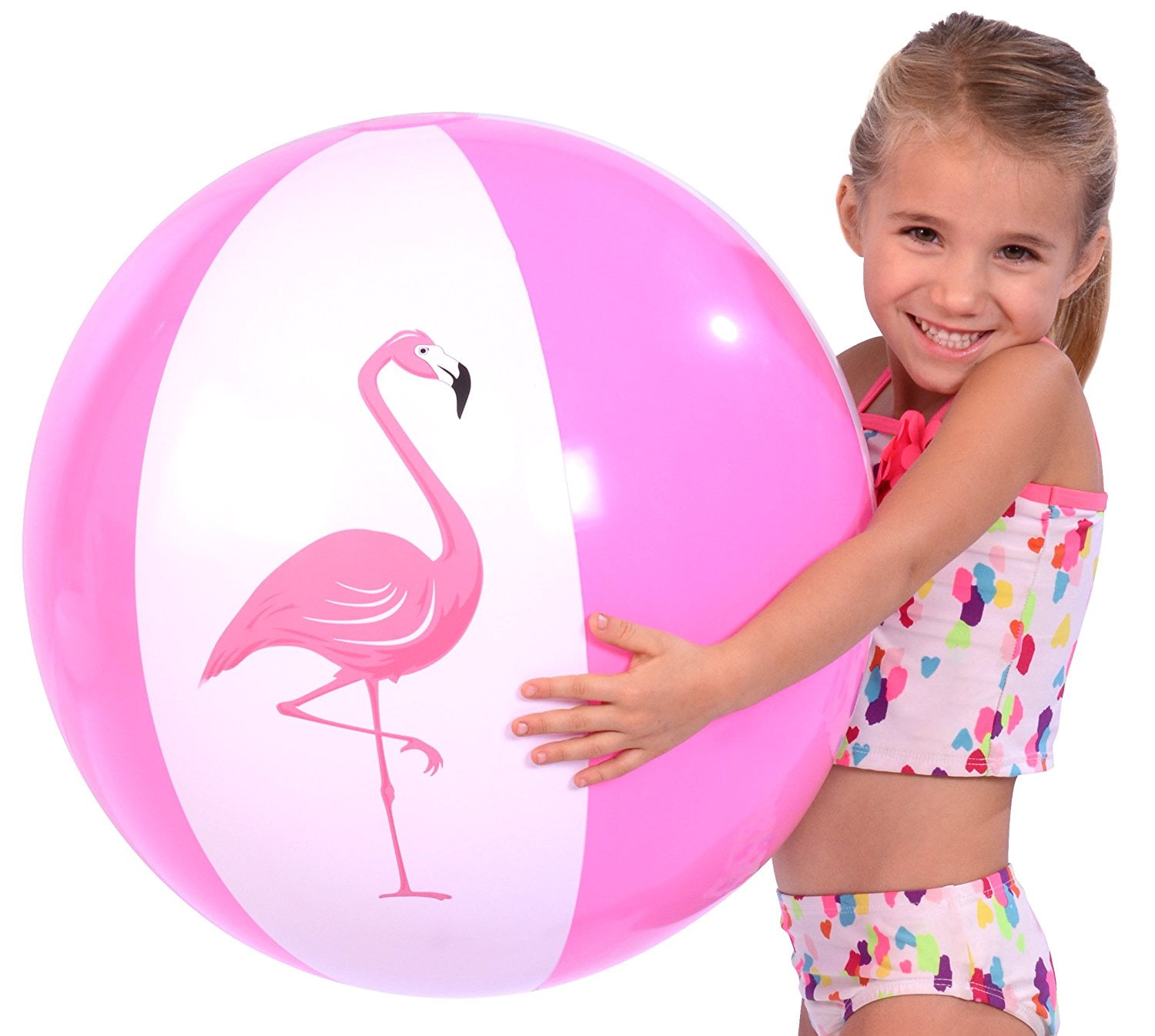 flamingo beach ball