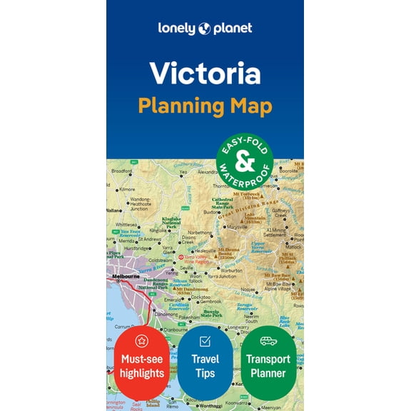 Map Lonely Planet Victoria Planning Map, (Paperback)