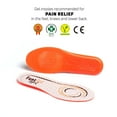 thumbnail image 2 of MULTISPORT INSOLES FOR GENERAL SPORTS PRACTICE BY FOOTGEL Exclusive Orange Essence, 2 of 6