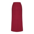 thumbnail image 4 of PUMISAS Elegant Hip-Wrapping Skirts For Women High Waisted Skirts High Waist Solid Color Casual Tight Skirt, 4 of 6