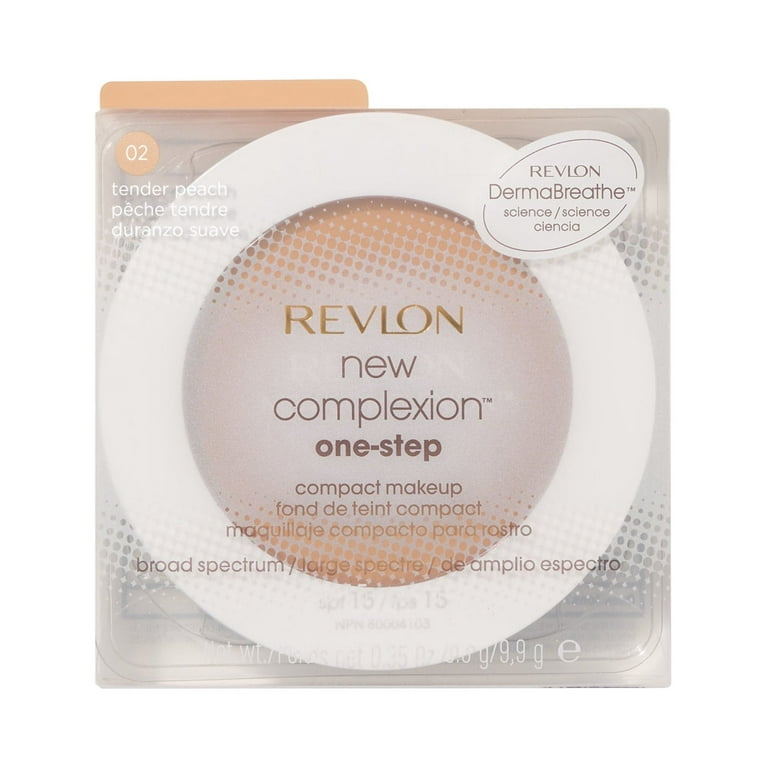 Revlon New Complexion One-Step, Tender Peach - Oil-Free Skin 