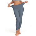 thumbnail image 6 of Compression Leggings for Women High Waisted No Front Seam Lounge Yoga Legging Workout Tummy Control Gym Yoga Pants Blue M, 6 of 7