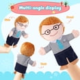 thumbnail image 2 of Marioneta de mano Puppet ZJoey Family, juguete de juego de rol de 30 cm, 2 of 7