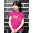 thumbnail image 2 of Saturn Vibes - Cosmic Planet Emoji Design Youth's T-shirt, 2 of 4