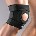 thumbnail image 3 of Trayknick 1Pc Knee Stabilizer Elastic Breathable Black Adjustable Compression Knee Support Brace for Workout, 3 of 13