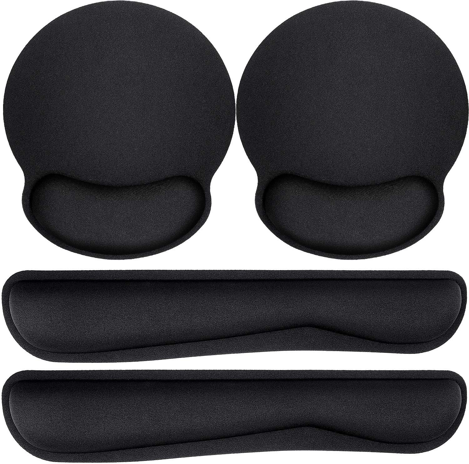 2 Pack Keyboard Wrist Rest And Mouse Pad With Wrist Support Set Memory