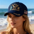 thumbnail image 7 of United States 250 Anniversary USA Hat, 1776-2026 Adjustable Embroidered Patriotic Hats 250 American Hat, 7 of 7