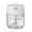 Gray, variant on Electric Mini Garlic Chopper, Portable Veggie Chopper,Garlic Grinder Masher Onion Chopper, Stainless Steel Blades, Auto Shut Off, Cordless Food Processor for Ginger, Chili, Fruit, Meat,etc(Green)