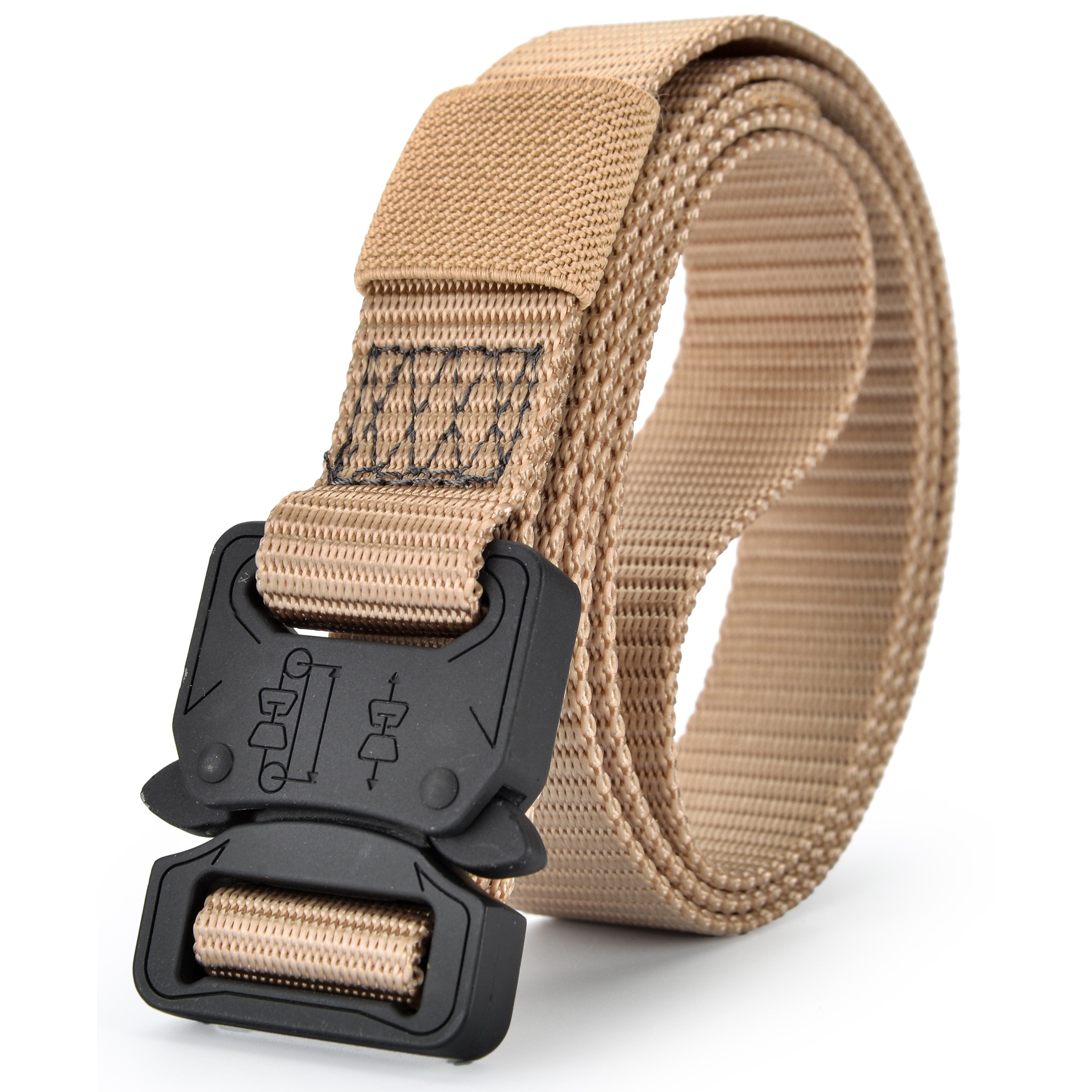 Tactical Military Training Quick Release Nylon Mens Womens Rigger's Webbed Belt 