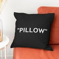 thumbnail image 6 of Hypebeast Room Decor,Off Black Inspired Pillow Quotation Decorative Set of 2 Throw Pillow Cover,Sneakerhead Decor,Square Cushion Case for Home Sofa Couch Decoration 18"×18", 6 of 6