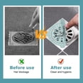 thumbnail image 6 of Disposable Self- Floor Drain Catcher Mesh Grid Stickers Non- Hair Stopper for Shower Kitchen Bathroom Bathtub Extra Thick Upgraded 2024 Version 10PCS, 6 of 7