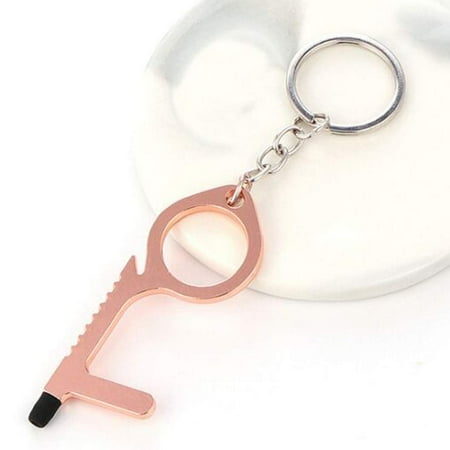 

No Touch Door Opener Tool (rose gold)