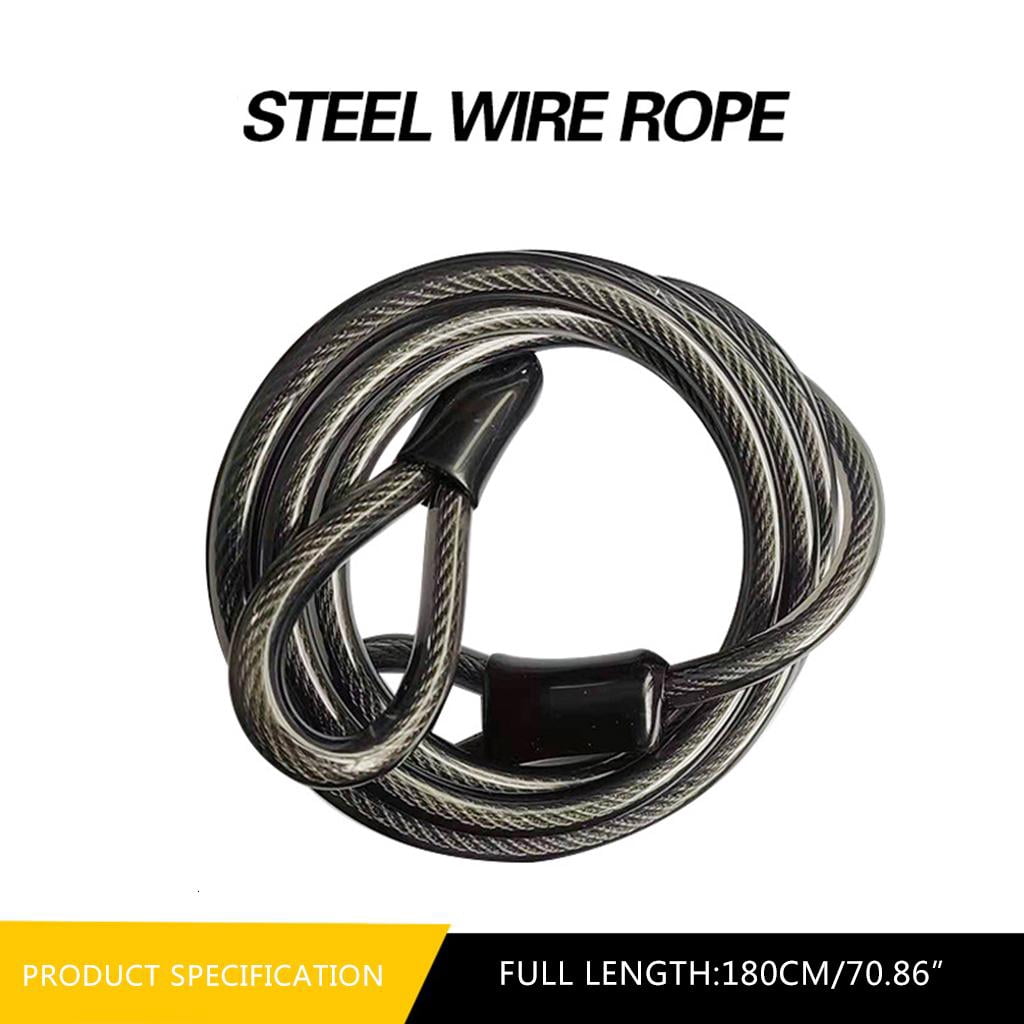 Bike Cable Lock , Bike lock Cable Lock Coiled Secure key Bike Lock,Great performances