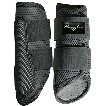 Horse Leg Boots - LARGE BLACK PROFESSIONAL CHOICE PRO PERFORMANCE SCHOOLING BOOT HORSE LEG
