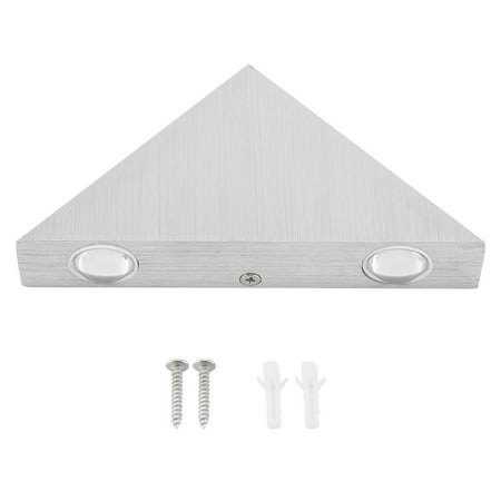 

2024 AC85-265V LED Wall Light Triangle Sconce Lamp for Home Bedroom Bar Cafe Restaurant Cold White
