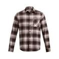 Men's Under Armour Expanse Flannel Shirt Color Gray Size L