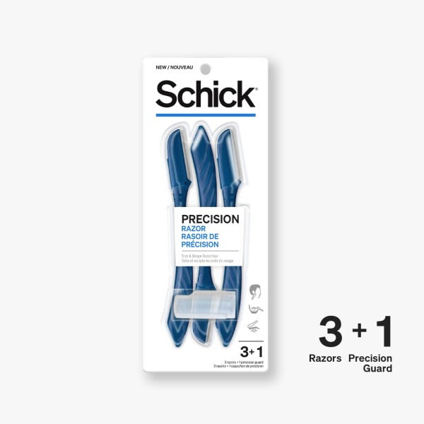 Schick Hydro Precision Grooming Mens Razor, 3 CT, Expertly Edge Mens ...